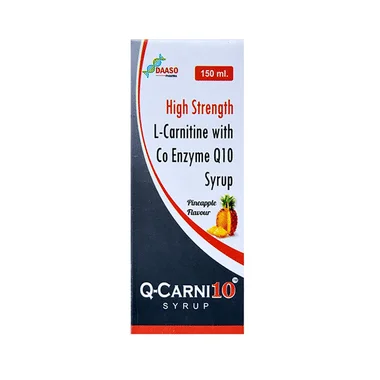 q-carni 10 syrup pineapple Allopathy (Coenzyme Q10 (30mg)) - Uses in Hindi, Side Effects, Substitutes & Price in India