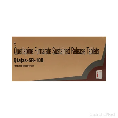 qtajas 100mg tablet sr Allopathy (Quetiapine (100mg)) - Uses in Hindi, Side Effects, Substitutes & Price in India