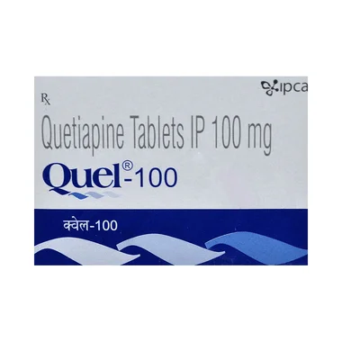 quel 100 tablet Allopathy (Quetiapine (100mg)) - Uses in Hindi, Side Effects, Substitutes & Price in India