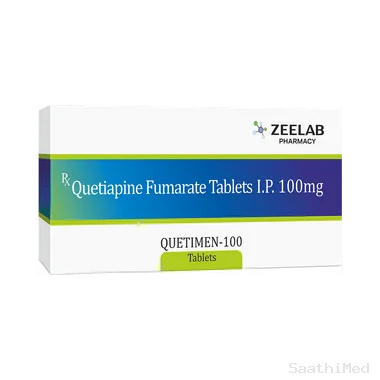 quetimen 100mg tablet - Quetiapine (100mg) medicine