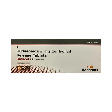 rafacol ls tablet cr Allopathy (Budesonide (3mg)) - Uses in Hindi, Side Effects, Substitutes & Price in India