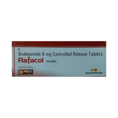rafacol tablet cr Allopathy (Budesonide (9mg)) - Uses in Hindi, Side Effects, Substitutes & Price in India