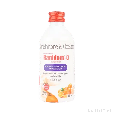 ranidom-o oral suspension orange sugar free Allopathy (Magaldrate (540mg)) - Uses in Hindi, Side Effects, Substitutes & Price in India