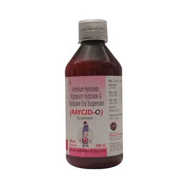 raycid-o oral suspension mint Allopathy (Oxetacaine (10mg)) - Uses in Hindi, Side Effects, Substitutes & Price in India