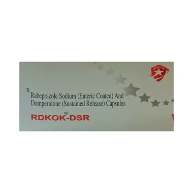 Rdkok-DSR Capsule Allopathy (Domperidone (30mg)) - Uses in Hindi, Side Effects, Substitutes & Price in India