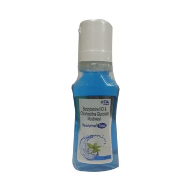 readyrinse total mouth wash Allopathy (Benzydamine (7.5mg/5ml)) - Uses in Hindi, Side Effects, Substitutes & Price in India