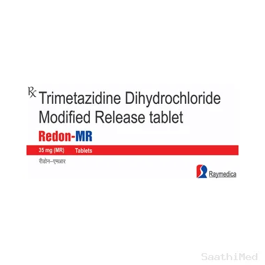 redon-mr tablet mr Allopathy (Trimetazidine (35mg)) - Uses in Hindi, Side Effects, Substitutes & Price in India