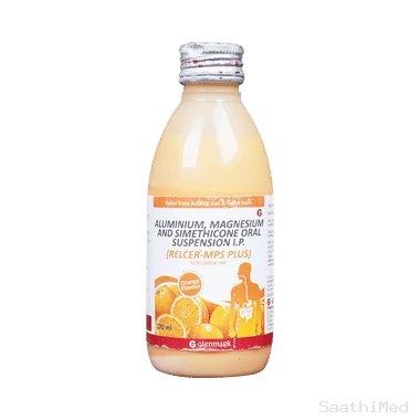 relcer mps plus oral suspension orange Allopathy (Aluminium Hydroxide (250mg)) - Uses in Hindi, Side Effects, Substitutes & Price in India