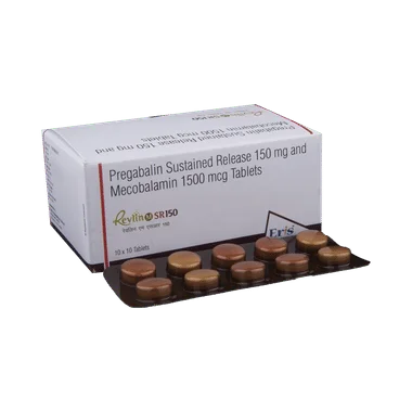 revlin m sr 150 tablet Allopathy (Methylcobalamin (1500mcg)) - Uses in Hindi, Side Effects, Substitutes & Price in India