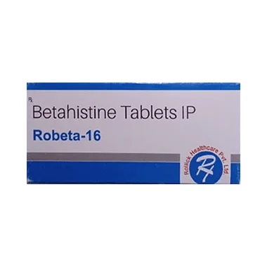 Robeta 16 Tablet Allopathy (Betahistine (16mg)) - Uses in Hindi, Side Effects, Substitutes & Price in India