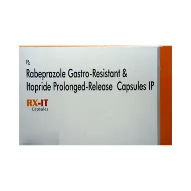 rx it 20mg/150mg capsule sr Allopathy (Rabeprazole (20mg)) - Uses in Hindi, Side Effects, Substitutes & Price in India