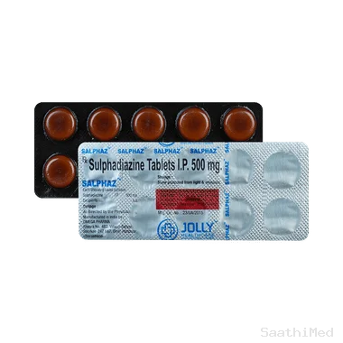 salphaz tablet Allopathy (Sulfadiazine (500mg)) - Uses in Hindi, Side Effects, Substitutes & Price in India