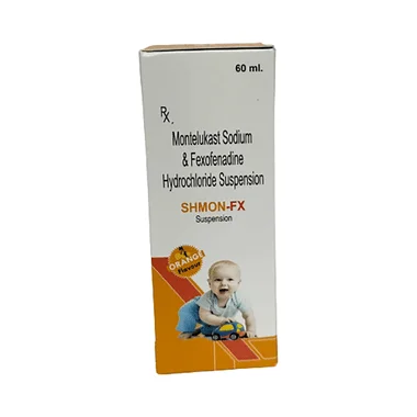 shmon-fx oral suspension orange Allopathy (Montelukast (4mg)) - Uses in Hindi, Side Effects, Substitutes & Price in India