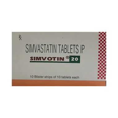 simvotin 20 tablet - Simvastatin (20mg) medicine
