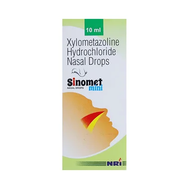 sinomet mini nasal drops Allopathy (Xylometazoline (0.025% w/v)) - Uses in Hindi, Side Effects, Substitutes & Price in India