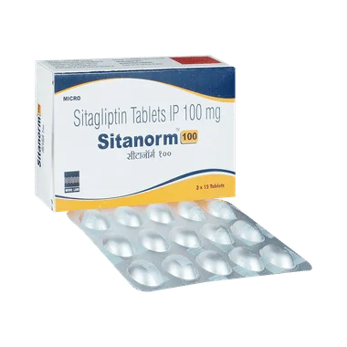 sitanorm 100mg tablet Allopathy (Sitagliptin (100mg)) - Uses in Hindi, Side Effects, Substitutes & Price in India