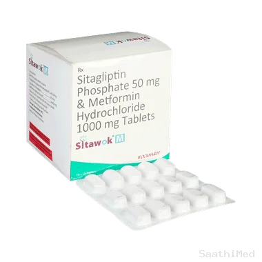 sitawok m 1000 tablet Allopathy (Sitagliptin (50mg)) - Uses in Hindi, Side Effects, Substitutes & Price in India