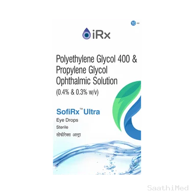 sofirx ultra eye drop Allopathy (Polyethylene Glycol (0.4% w/v)) - Uses in Hindi, Side Effects, Substitutes & Price in India