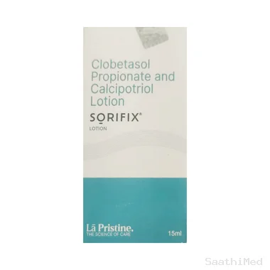 sorifix lotion Allopathy (Calcipotriol (0.005% w/w)) - Uses in Hindi, Side Effects, Substitutes & Price in India