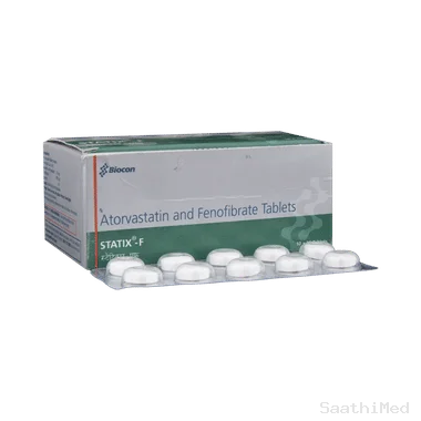 statix f tablet Allopathy (Atorvastatin (10mg)) - Uses in Hindi, Side Effects, Substitutes & Price in India