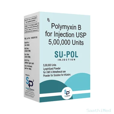 su-pol injection Allopathy (Polymyxin B (500000units)) - Uses in Hindi, Side Effects, Substitutes & Price in India
