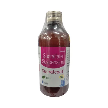 sucralcoat suspension peppermint sugar free Allopathy (Sucralfate (1000mg)) - Uses in Hindi, Side Effects, Substitutes & Price in India