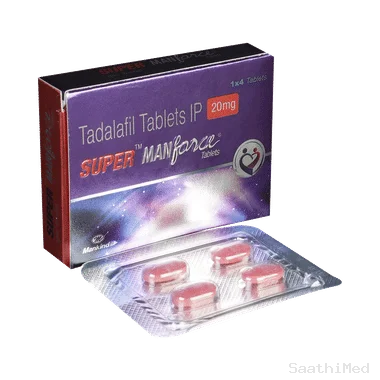 super manforce tablet Allopathy (Tadalafil (20mg)) - Uses in Hindi, Side Effects, Substitutes & Price in India