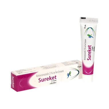 sureket cream Allopathy (Ketoconazole (2% w/w)) - Uses in Hindi, Side Effects, Substitutes & Price in India