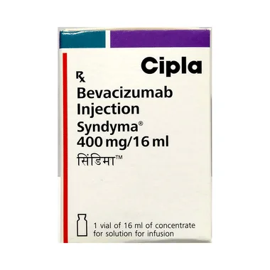 syndyma 400mg/16ml injection Allopathy (Bevacizumab (25mg/ml)) - Uses in Hindi, Side Effects, Substitutes & Price in India