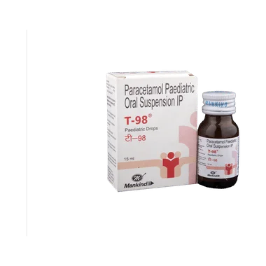 t-98 paediatric drops Allopathy (Paracetamol (100mg/ml)) - Uses in Hindi, Side Effects, Substitutes & Price in India