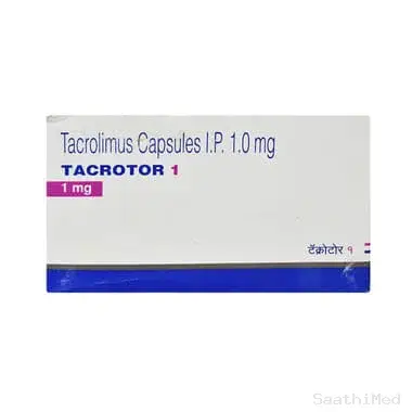 tacrotor 1mg capsule Allopathy (Tacrolimus (1mg)) - Uses in Hindi, Side Effects, Substitutes & Price in India