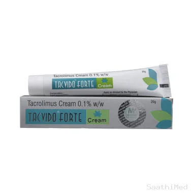 tacvido forte cream Allopathy (Tacrolimus (0.1% w/w)) - Uses in Hindi, Side Effects, Substitutes & Price in India