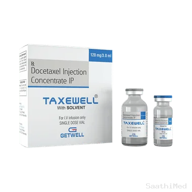 Taxewell 120mg Injection Allopathy (Docetaxel (120mg)) - Uses in Hindi, Side Effects, Substitutes & Price in India