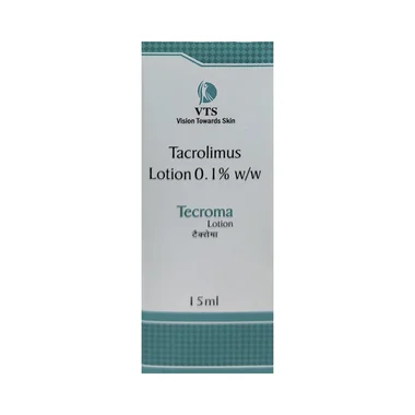 tecroma lotion Allopathy (Tacrolimus (0.1% w/w)) - Uses in Hindi, Side Effects, Substitutes & Price in India