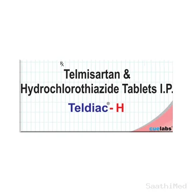 Teldiac-H Tablet Allopathy (Telmisartan (40mg)) - Uses in Hindi, Side Effects, Substitutes & Price in India