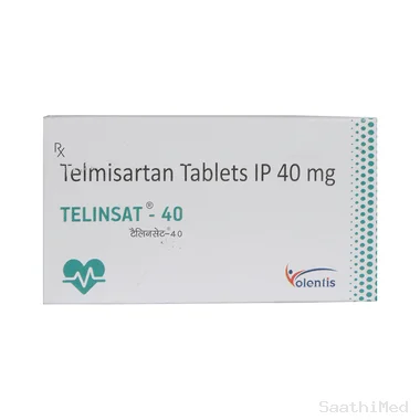 Telinsat 40mg Tablet Allopathy (Telmisartan (40mg)) - Uses in Hindi, Side Effects, Substitutes & Price in India