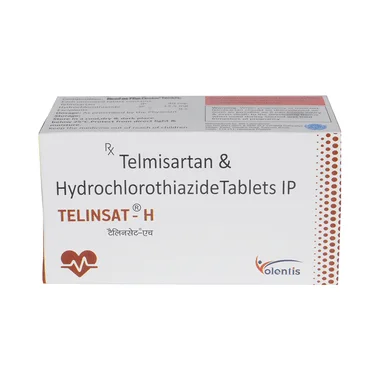 Telinsat-H Tablet Allopathy (Telmisartan (40mg)) - Uses in Hindi, Side Effects, Substitutes & Price in India