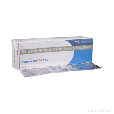 telsartan-ct 40 tablet Allopathy (Telmisartan (40mg)) - Uses in Hindi, Side Effects, Substitutes & Price in India