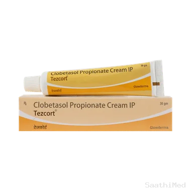 tezcort cream Allopathy (Clobetasol (0.05% w/w)) - Uses in Hindi, Side Effects, Substitutes & Price in India