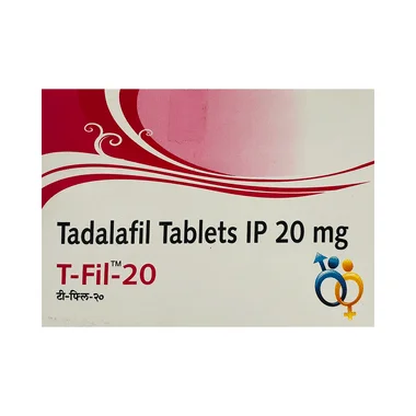 tfil 20mg tablet Allopathy (Tadalafil (20mg)) - Uses in Hindi, Side Effects, Substitutes & Price in India
