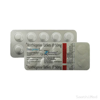 thioprinz 50mg tablet Allopathy (Azathioprine (50mg)) - Uses in Hindi, Side Effects, Substitutes & Price in India