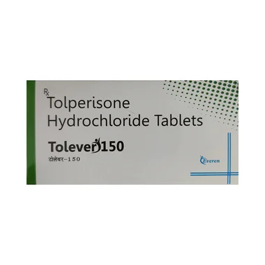 tolever 150 tablet Allopathy (Tolperisone (150mg)) - Uses in Hindi, Side Effects, Substitutes & Price in India
