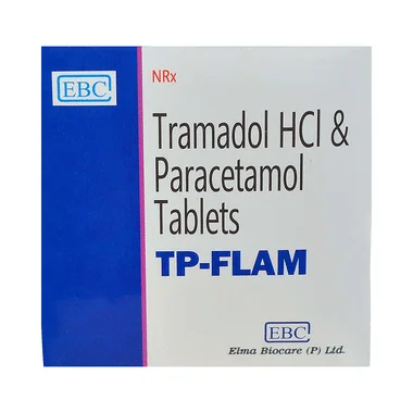 tp-flam tablet Allopathy (Tramadol (37.5mg)) - Uses in Hindi, Side Effects, Substitutes & Price in India