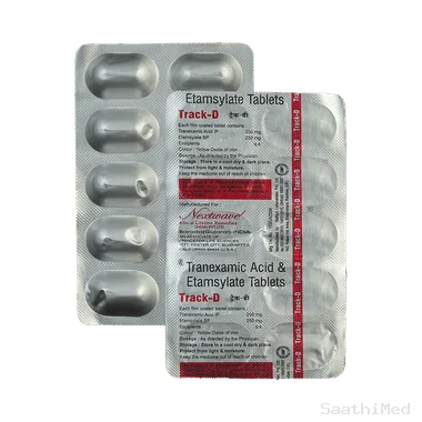 track d 80mg/250mg/250mg tablet Allopathy (Drotaverine (80mg)) - Uses in Hindi, Side Effects, Substitutes & Price in India