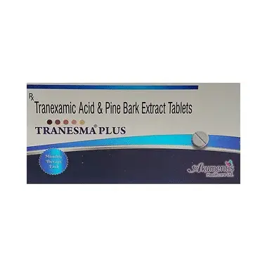 tranesma plus  tablet Allopathy (Tranexamic Acid (250mg)) - Uses in Hindi, Side Effects, Substitutes & Price in India