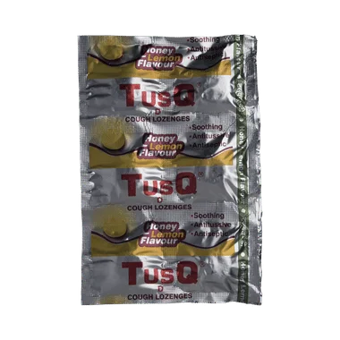 tusq-d cough lozenges honey lemon Allopathy (Amylmetacresol (0.6mg)) - Uses in Hindi, Side Effects, Substitutes & Price in India