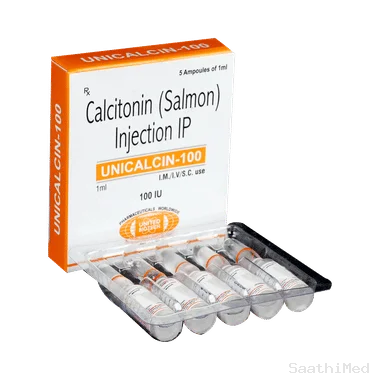 unicalcin 100iu injection Allopathy (Calcitonin (Salmon) (100IU)) - Uses in Hindi, Side Effects, Substitutes & Price in India