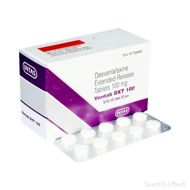 ventab dxt 100 tablet er Allopathy (Desvenlafaxine (100mg)) - Uses in Hindi, Side Effects, Substitutes & Price in India