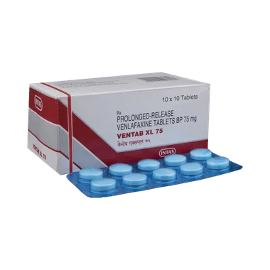ventab xl 75 tablet pr Allopathy (Venlafaxine (75mg)) - Uses in Hindi, Side Effects, Substitutes & Price in India