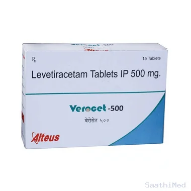 verocet 500 tablet Allopathy (Levetiracetam (500mg)) - Uses in Hindi, Side Effects, Substitutes & Price in India